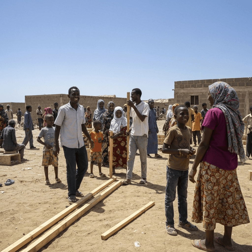 Peace Building in Baidoa - SIPAD impact story showing 2,000+ families affected